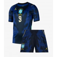 Dětský Fotbalový dres Brazílie Matheus Cunha #9 MS 2026 Venkovní Krátký Rukáv (+ trenýrky)
